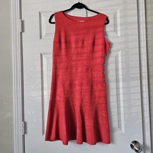 *Barbiecore* Enfocus Studio Grapefruit size 12 dress